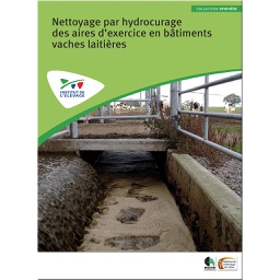 [T1899] Nettoyage par hydrocurage des aires d'exercice en bâtiments vaches laitières